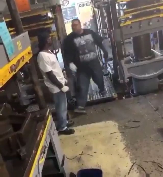 big dude wasnt ready for his crashout